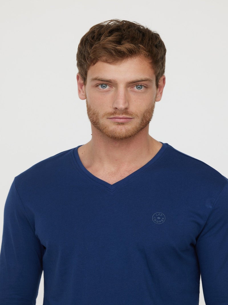 Lee Cooper - T-Shirt AJESSY Marine Bleu - Kiabi