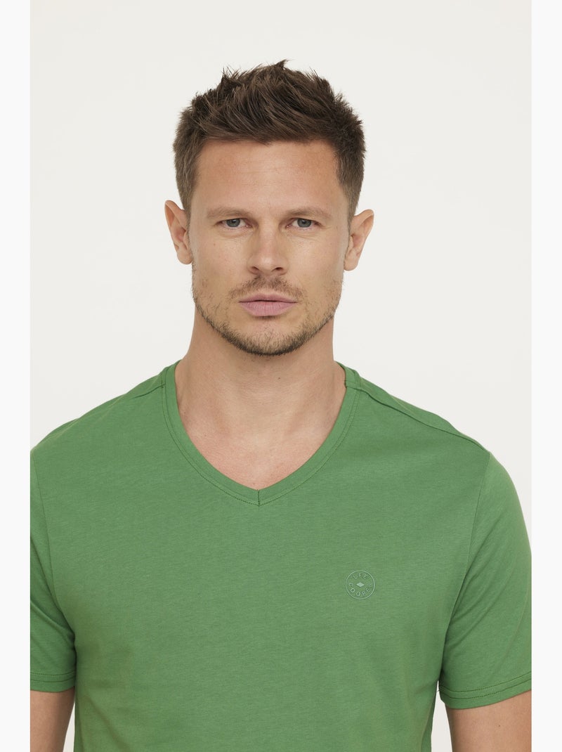 Lee Cooper - T-shirt AJESSY MC Lime Vert - Kiabi