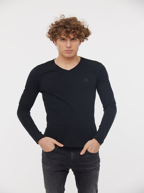 Lee Cooper - T-Shirt AJESSY Noir - Kiabi