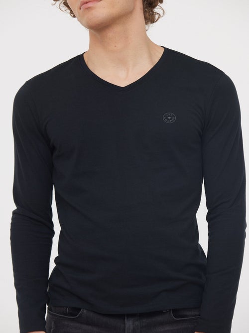 Lee Cooper - T-Shirt AJESSY Noir - Kiabi