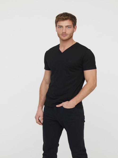 Lee Cooper - T-Shirt AJESSY Noir - Kiabi