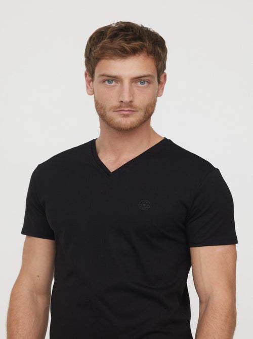 Lee Cooper - T-Shirt AJESSY Noir - Kiabi