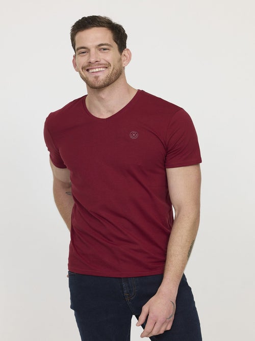 Lee Cooper - T-shirt AJESSY Sangria - Kiabi