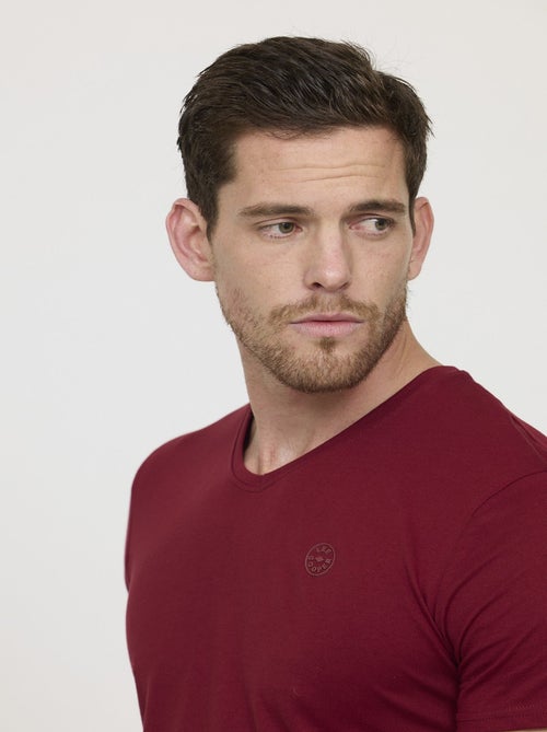 Lee Cooper - T-shirt AJESSY Sangria - Kiabi