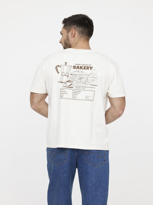 Lee Cooper - T-shirt AKERY Ivory - Kiabi