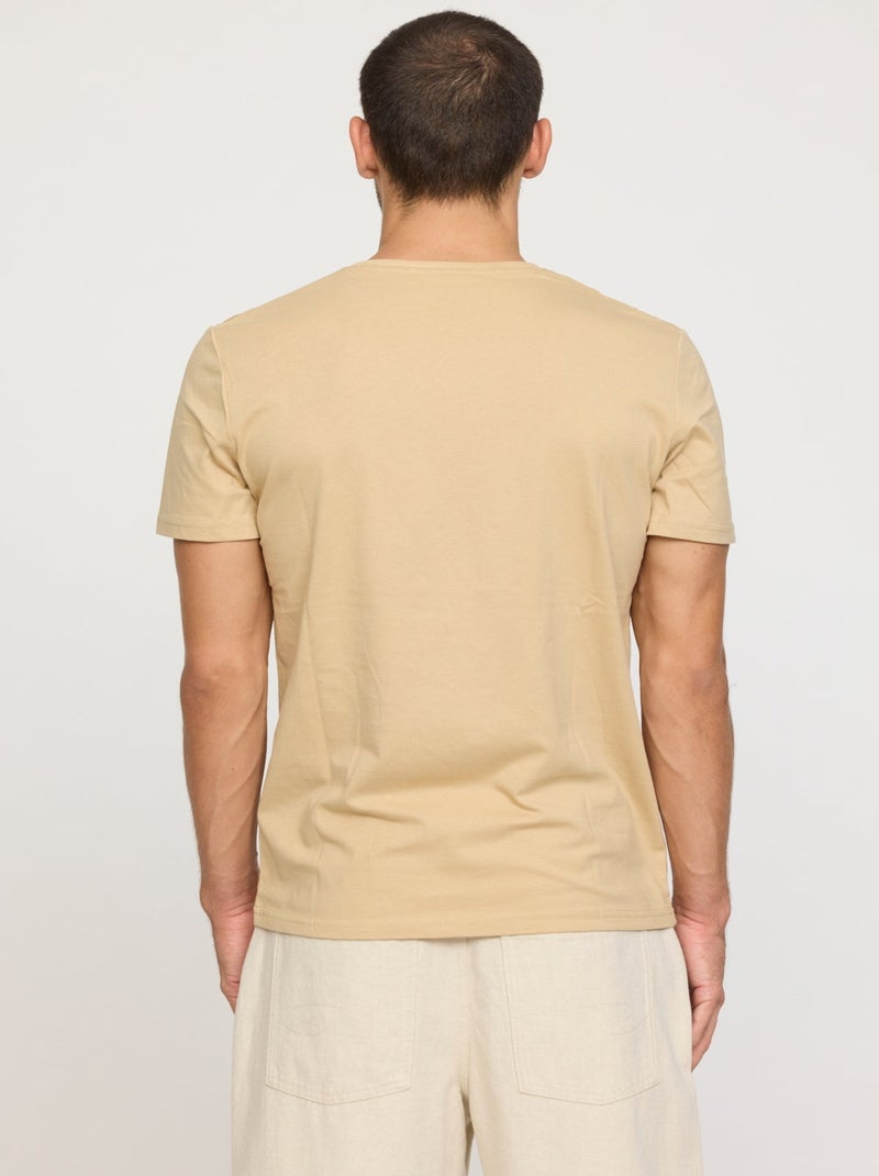 Lee Cooper - T-shirt AKILO Beige Beige - Kiabi