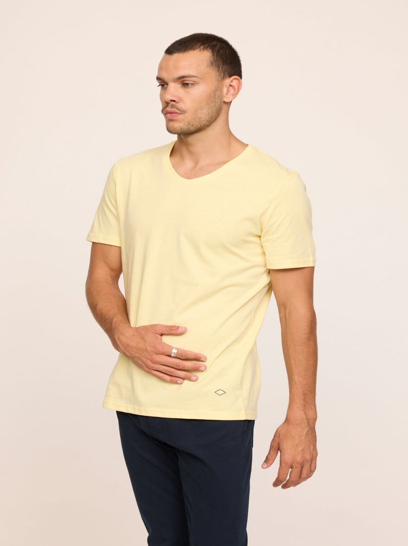 Lee Cooper - T-shirt AKILO Beurre Jaune - Kiabi