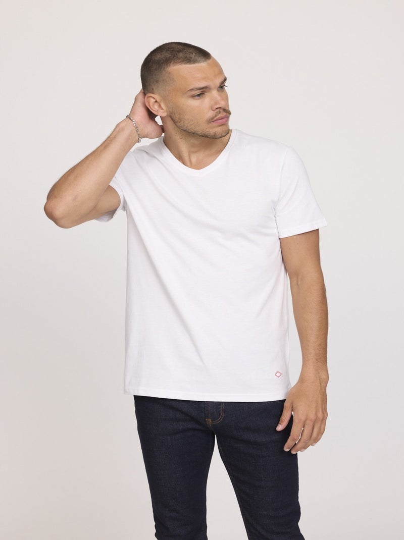 Lee Cooper - T-shirt AKILO Blanc Blanc - Kiabi