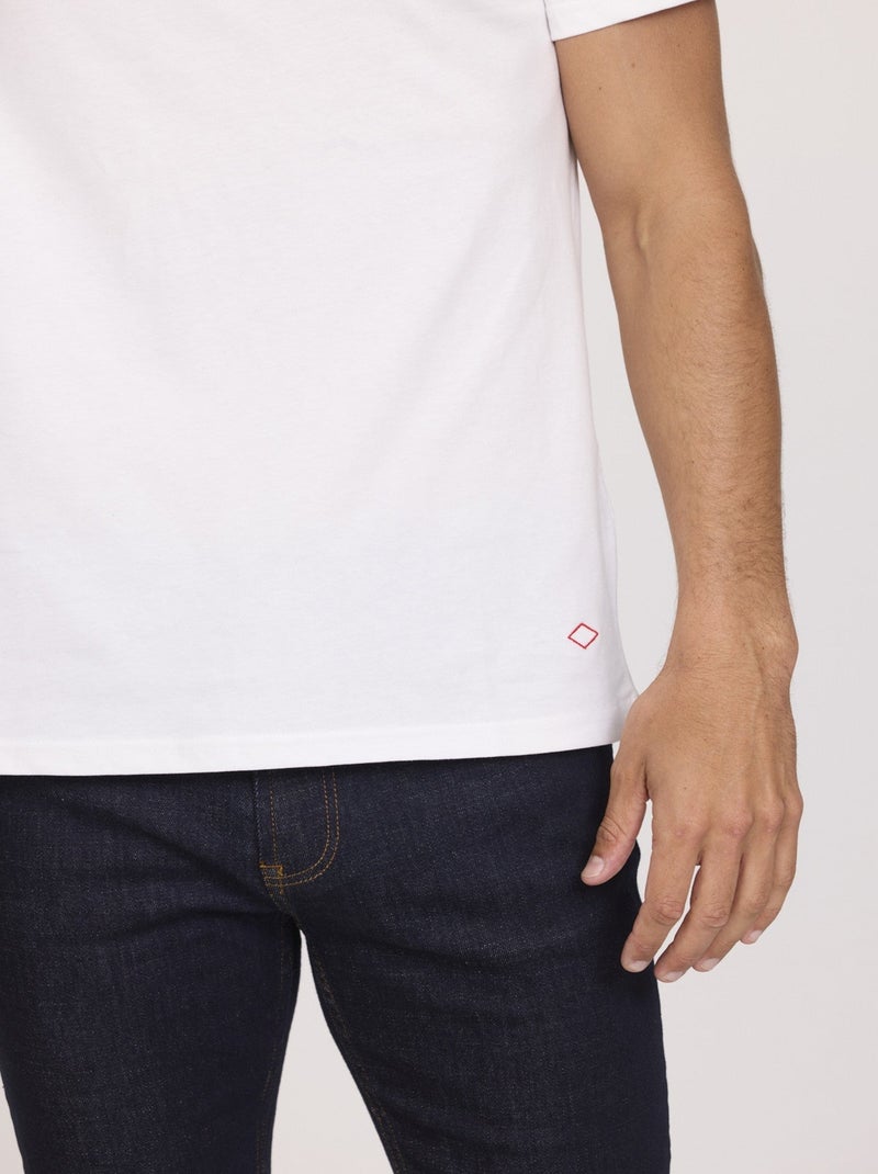 Lee Cooper - T-shirt AKILO Blanc Blanc - Kiabi