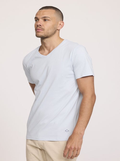 Lee Cooper - T-shirt AKILO Gris bleu - Kiabi
