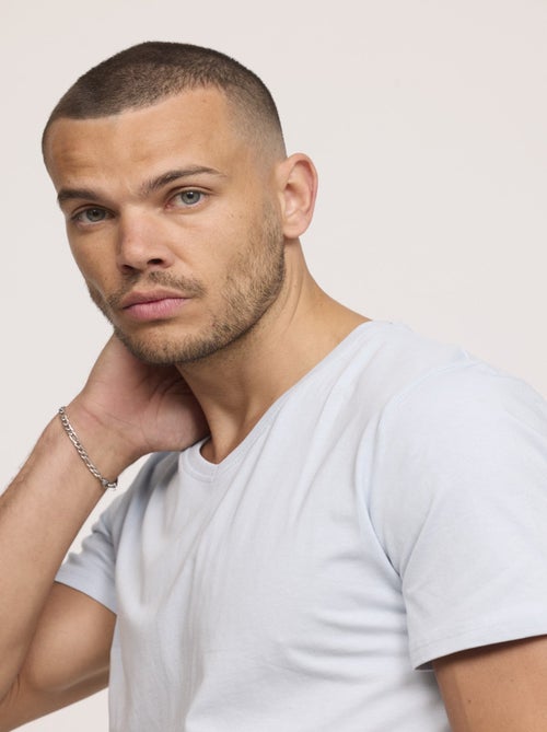 Lee Cooper - T-shirt AKILO Gris bleu - Kiabi