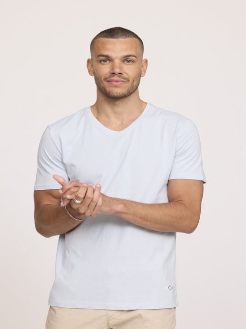 Lee Cooper - T-shirt AKILO Gris bleu - Kiabi