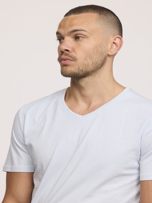 Lee Cooper - T-shirt AKILO Gris bleu - Kiabi Lee Cooper - T-shirt AKILO Gris bleu - Kiabi