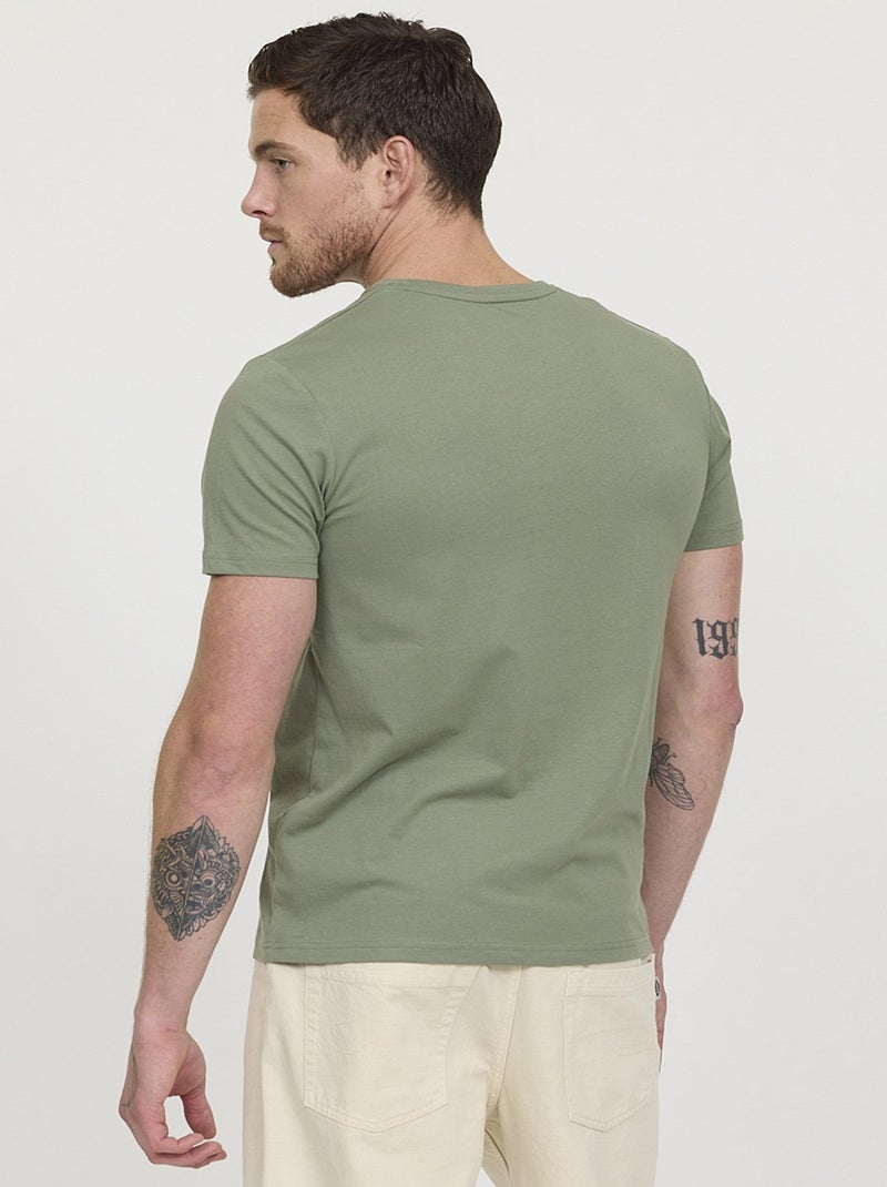 Lee Cooper - T-shirt AKILO Kaki vert Vert - Kiabi