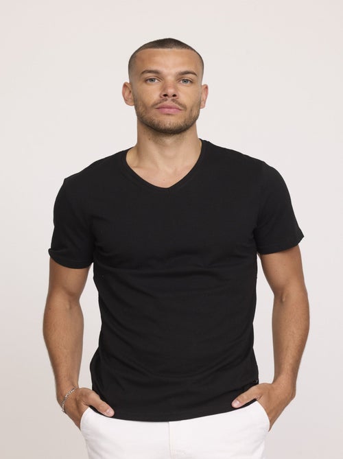 Lee Cooper - T-shirt AKILO Noir - Kiabi