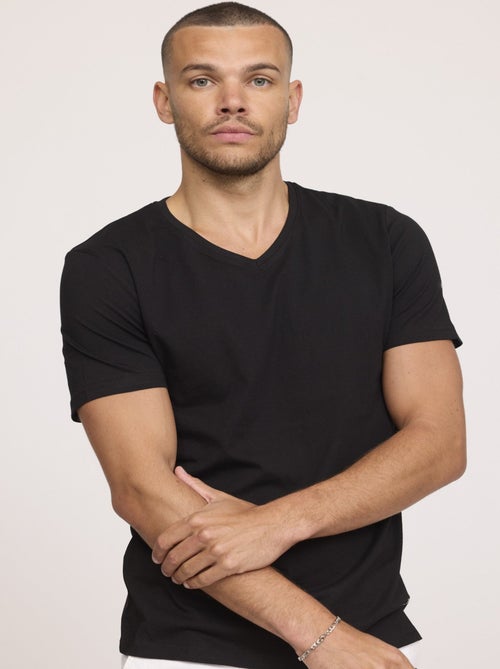 Lee Cooper - T-shirt AKILO Noir - Kiabi