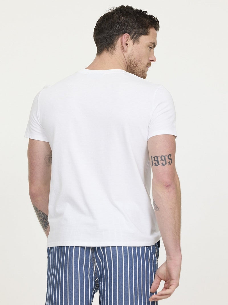 Lee Cooper - T-shirt AKOR Blanc Blanc - Kiabi