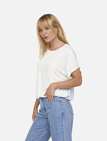 Lee Cooper - T-shirt ALABA Ivory