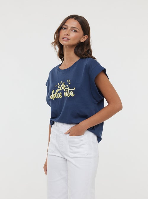 Lee Cooper - T-shirt ALCE SM Navy - Kiabi