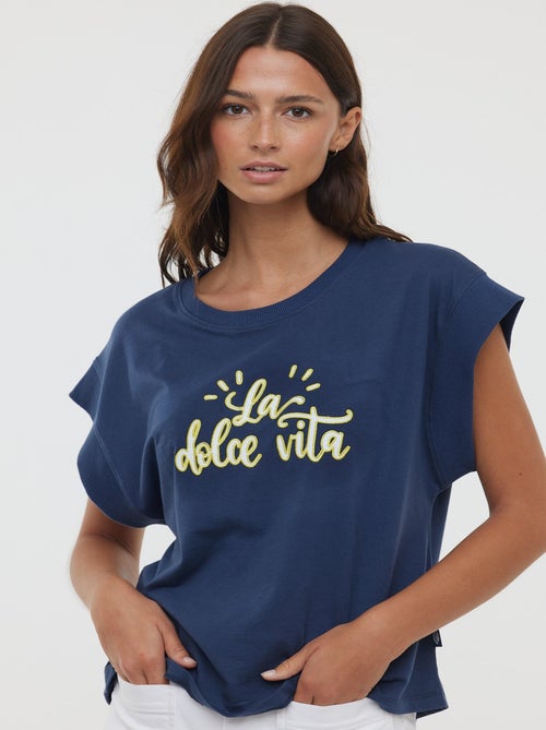 Lee Cooper - T-shirt ALCE SM Navy - Kiabi
