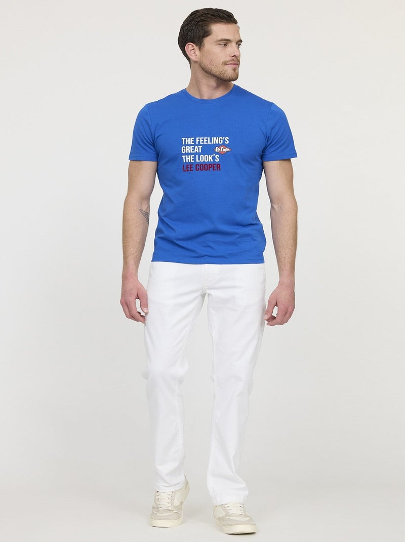 Lee Cooper - T-shirt ALEKO Bleu roi Bleu - Kiabi