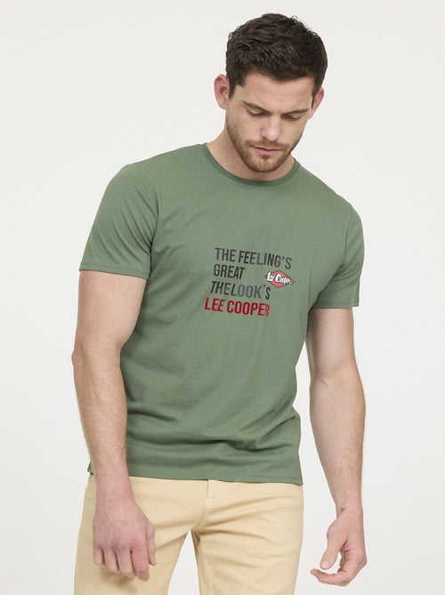 Lee Cooper - T-shirt ALEKO Kaki vert - Kiabi