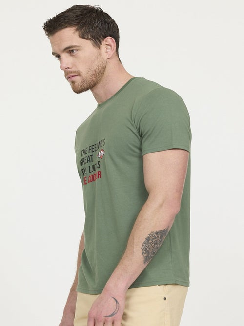 Lee Cooper - T-shirt ALEKO Kaki vert - Kiabi