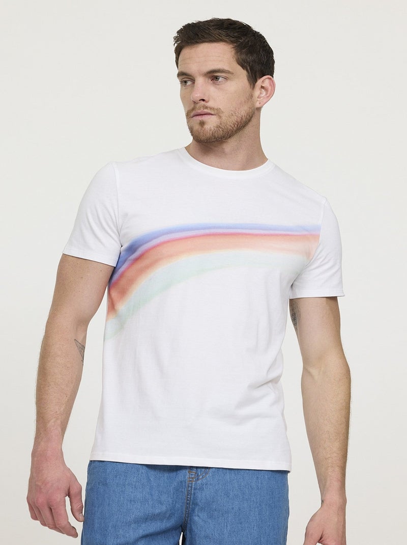 Lee Cooper - T-shirt ALMU Blanc Blanc - Kiabi
