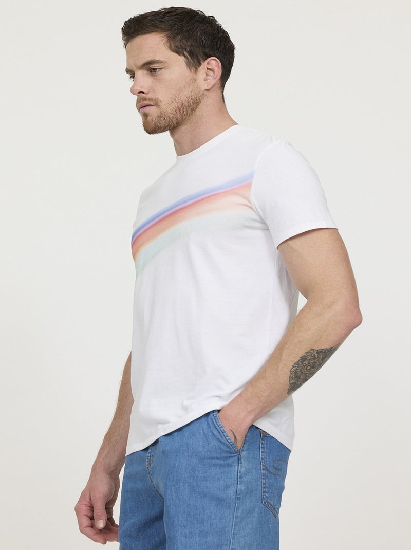 Lee Cooper - T-shirt ALMU Blanc Blanc - Kiabi