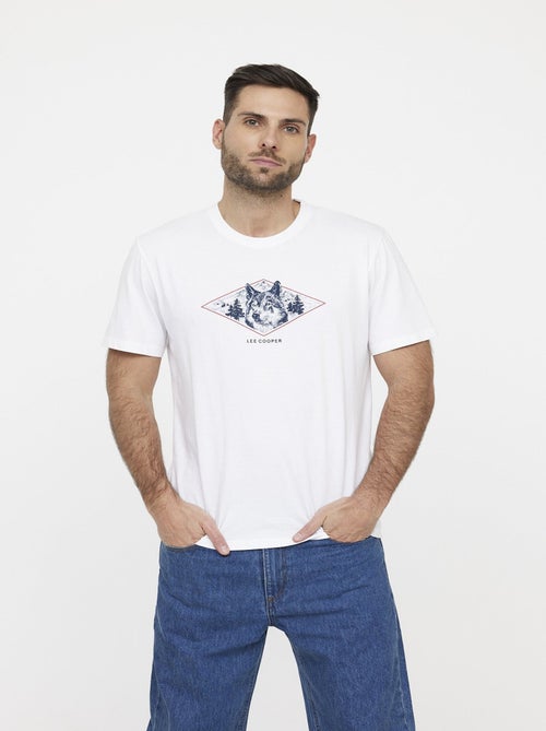 Lee Cooper - T-shirt ALOUSKI Blanc - Kiabi