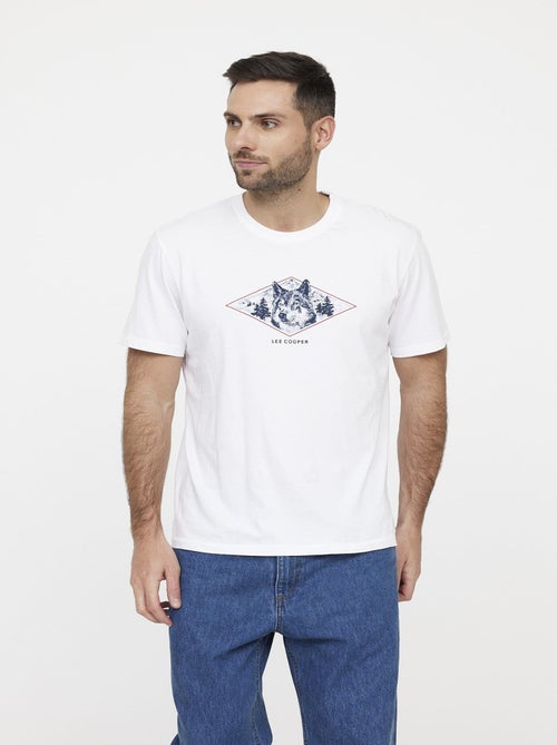 Lee Cooper - T-shirt ALOUSKI Blanc - Kiabi