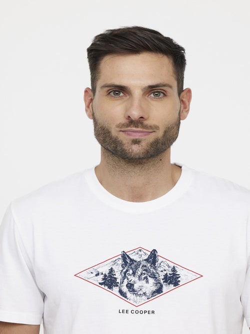 Lee Cooper - T-shirt ALOUSKI Blanc - Kiabi