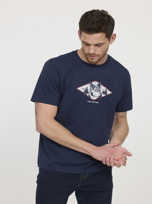 Lee Cooper - T-shirt ALOUSKI Navy - Kiabi