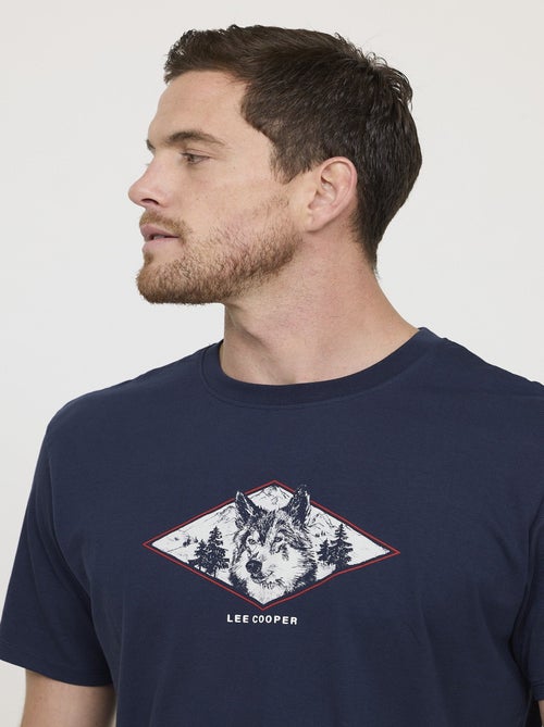 Lee Cooper - T-shirt ALOUSKI Navy - Kiabi