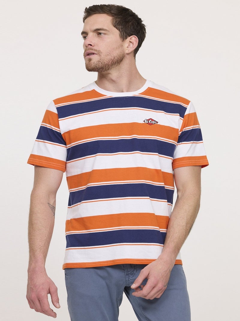 Lee Cooper - T-shirt ALOXI Orange Orange - Kiabi