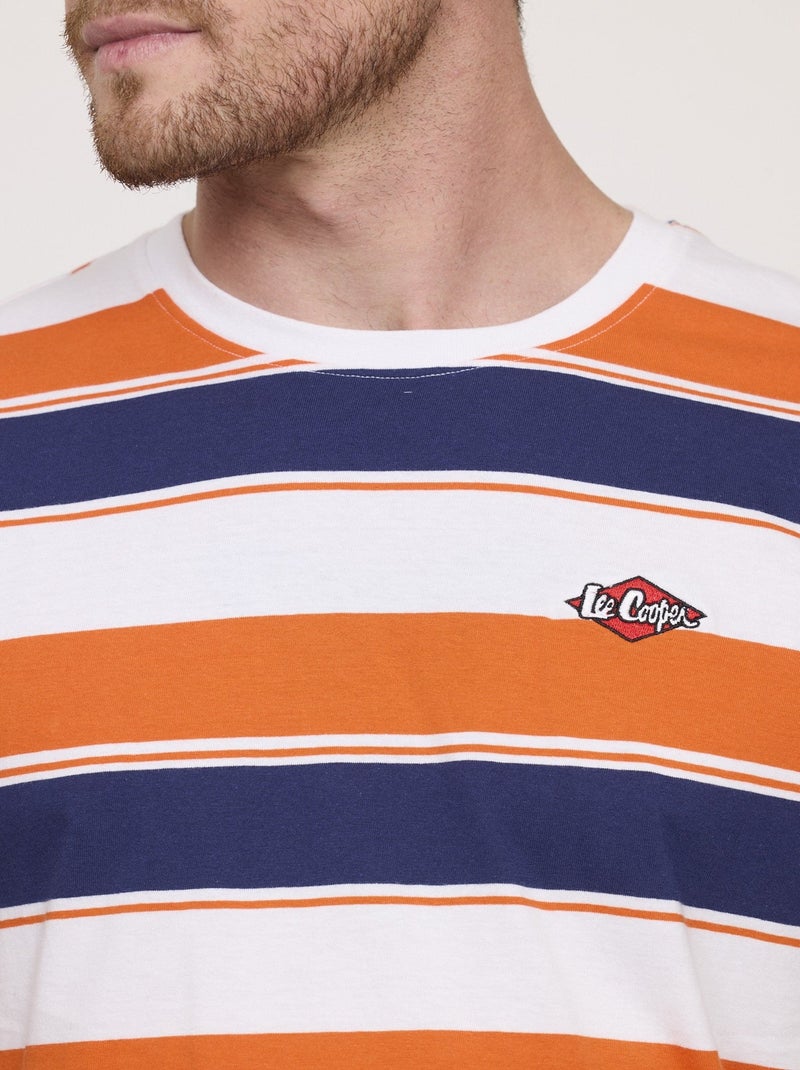 Lee Cooper - T-shirt ALOXI Orange Orange - Kiabi