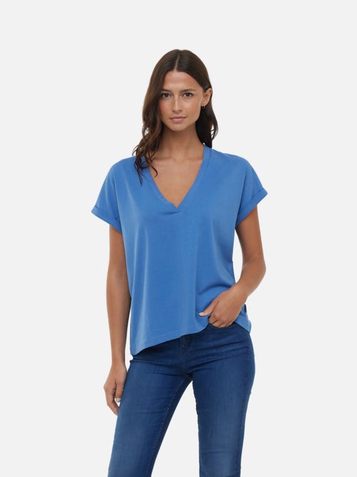 Lee Cooper - T-shirt ALYS MC Celadon blue - Kiabi