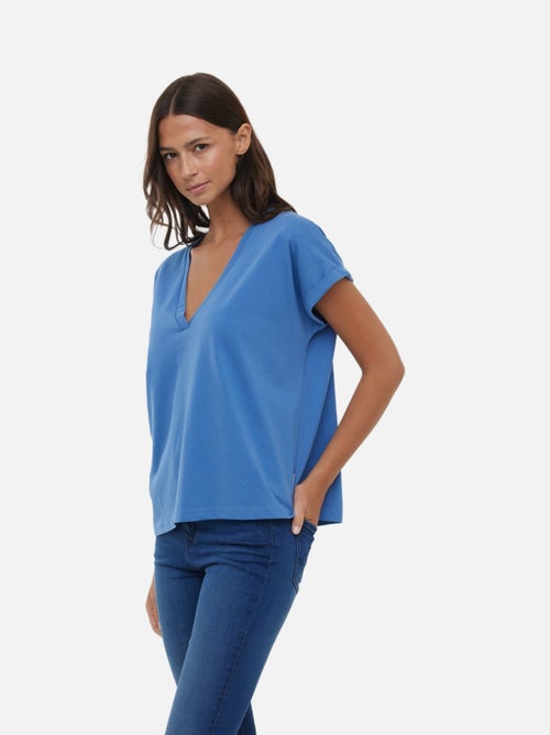 Lee Cooper - T-shirt ALYS MC Celadon blue - Kiabi