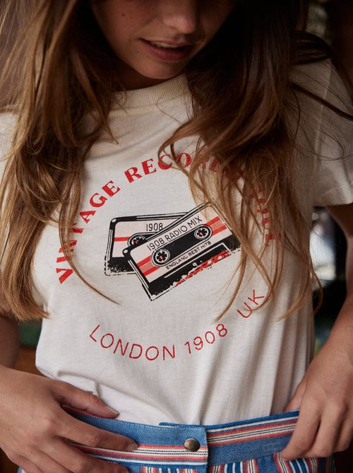 Lee Cooper - T-shirt AMADIA Ivoire - Kiabi