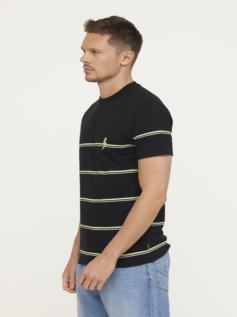 Lee Cooper - T-shirt AMARO Black Noir - Kiabi