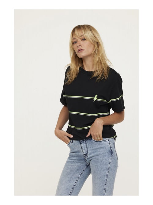 Lee Cooper - T-shirt AMARO Black - Kiabi Lee Cooper - T-shirt AMARO Black - Kiabi