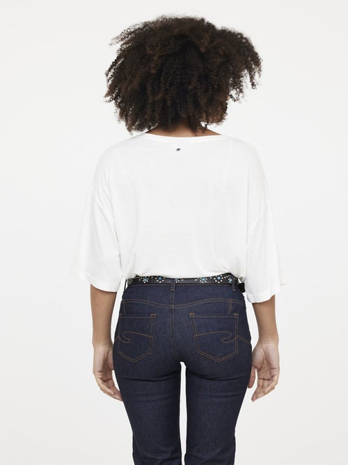 Lee Cooper - T-shirt AMERA Ivory - Kiabi
