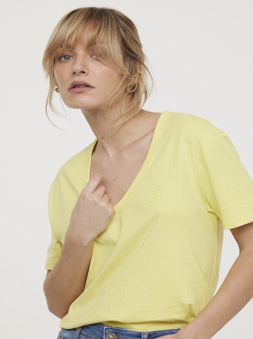Lee Cooper - T-shirt AMILA Lemon - Kiabi