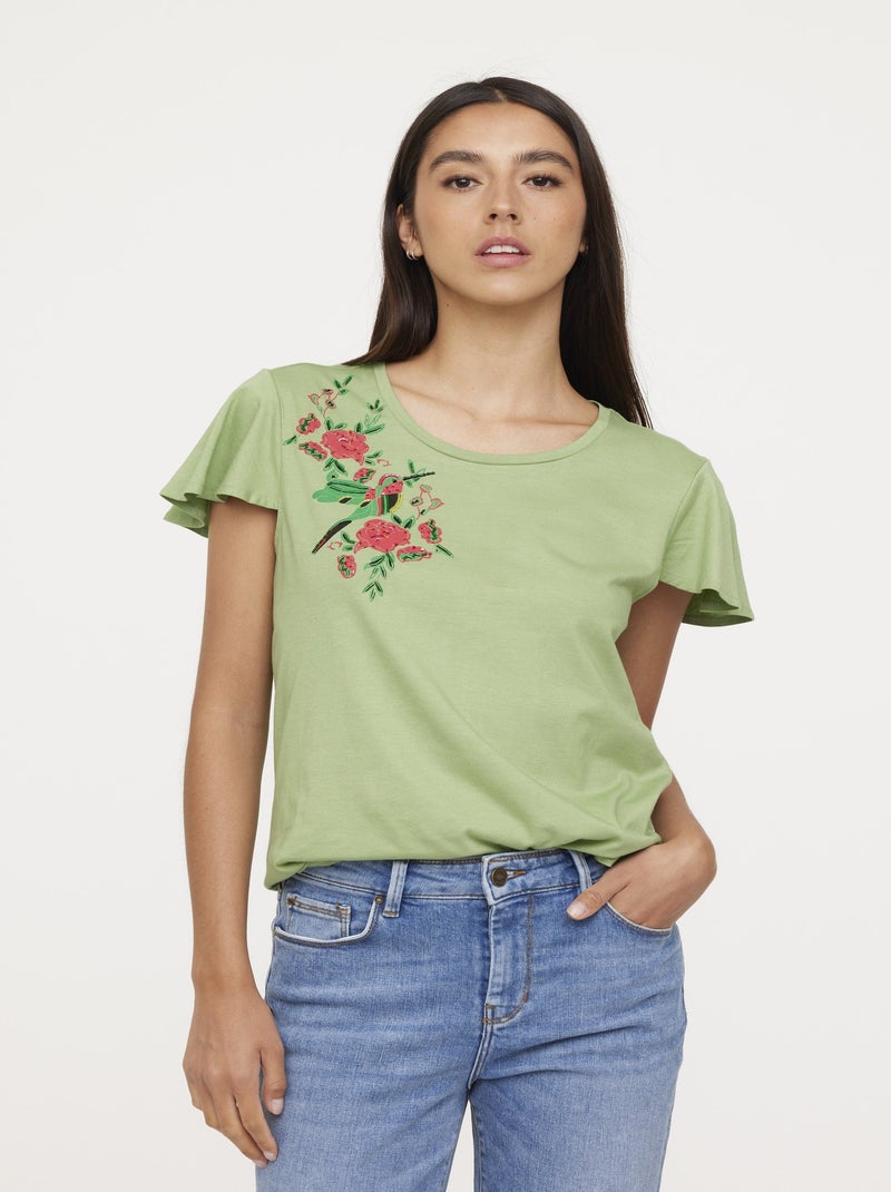 Lee Cooper - T-shirt ANARA Matcha Vert - Kiabi