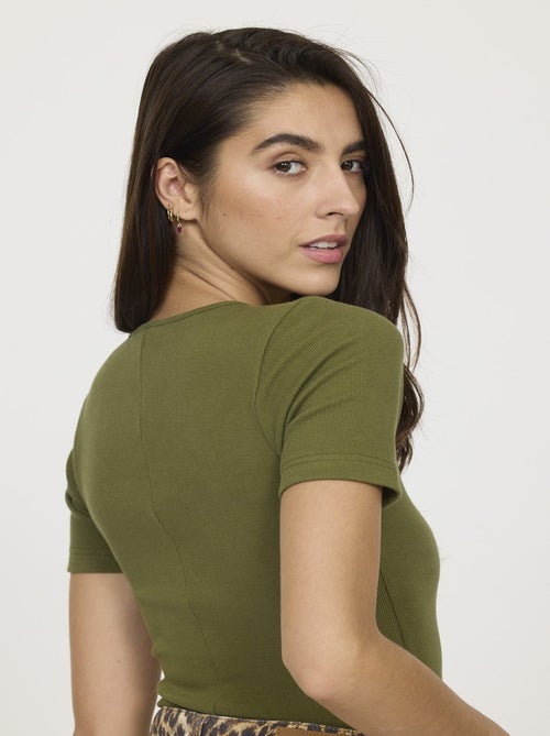 Lee Cooper - T-shirt ANICIA Olive - Kiabi