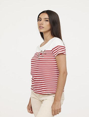 Lee Cooper - T-shirt ANIK Cherry