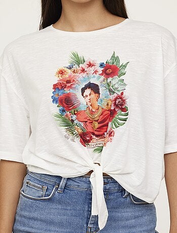 Lee Cooper - T-shirt ANOZA Ivory