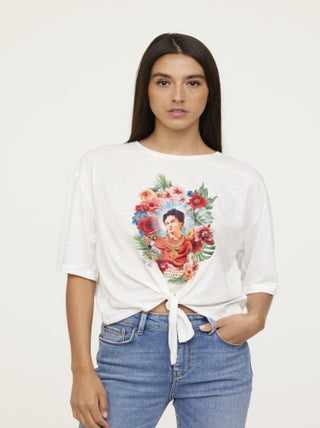 Lee Cooper - T-shirt ANOZA Ivory