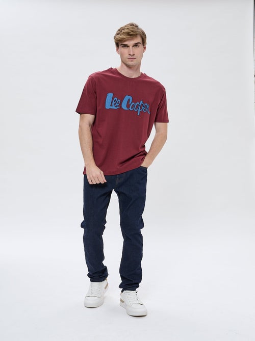 Lee Cooper - T-shirt Apacha Bordeaux - Kiabi