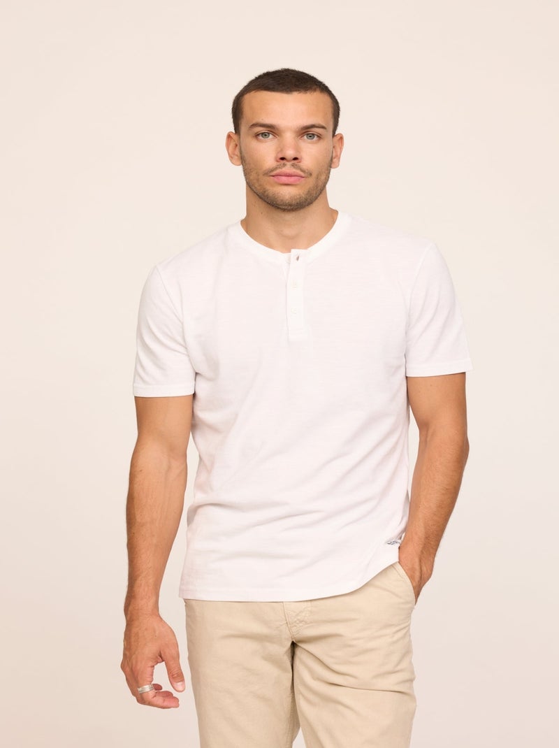 Lee Cooper - T-shirt APALO Blanc cassé Blanc cassé - Kiabi
